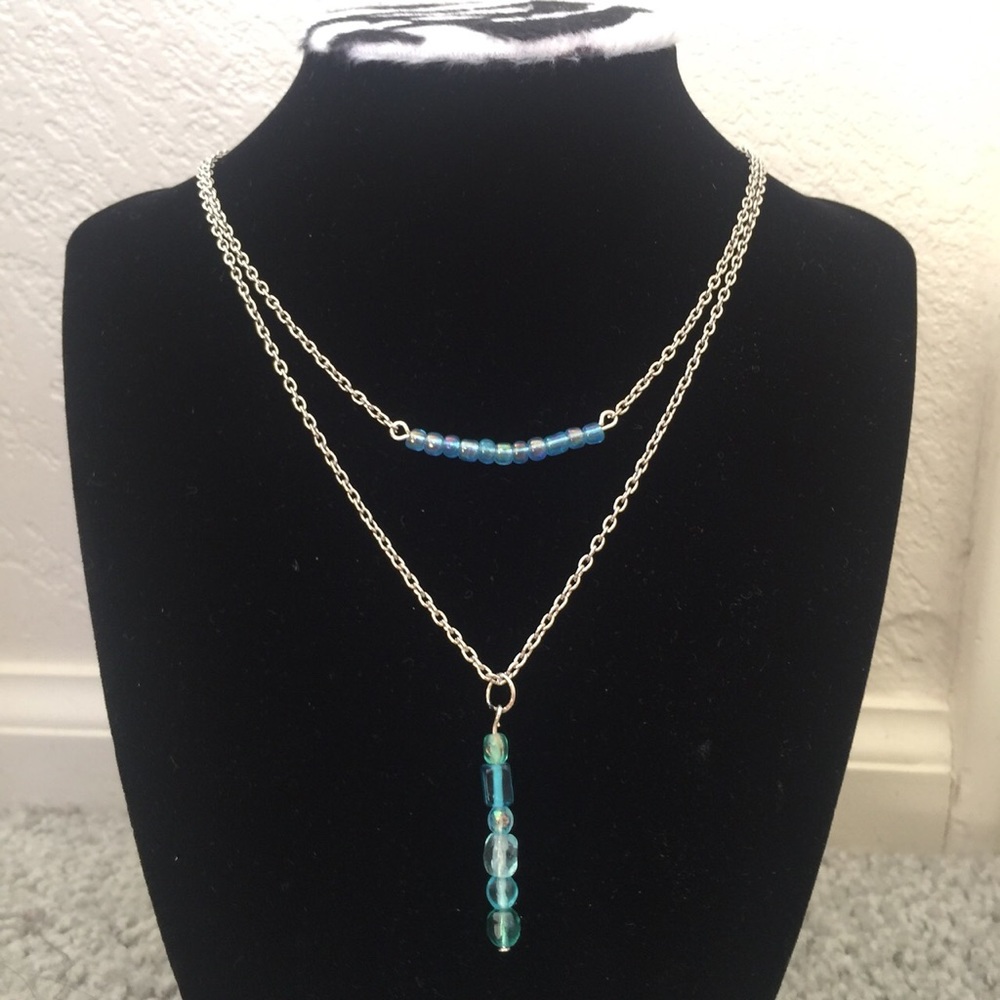 Necklace crystal beads!!